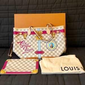 Louis Vuitton Neverfull St. Tropez 2018 Mm Ltd Ed.